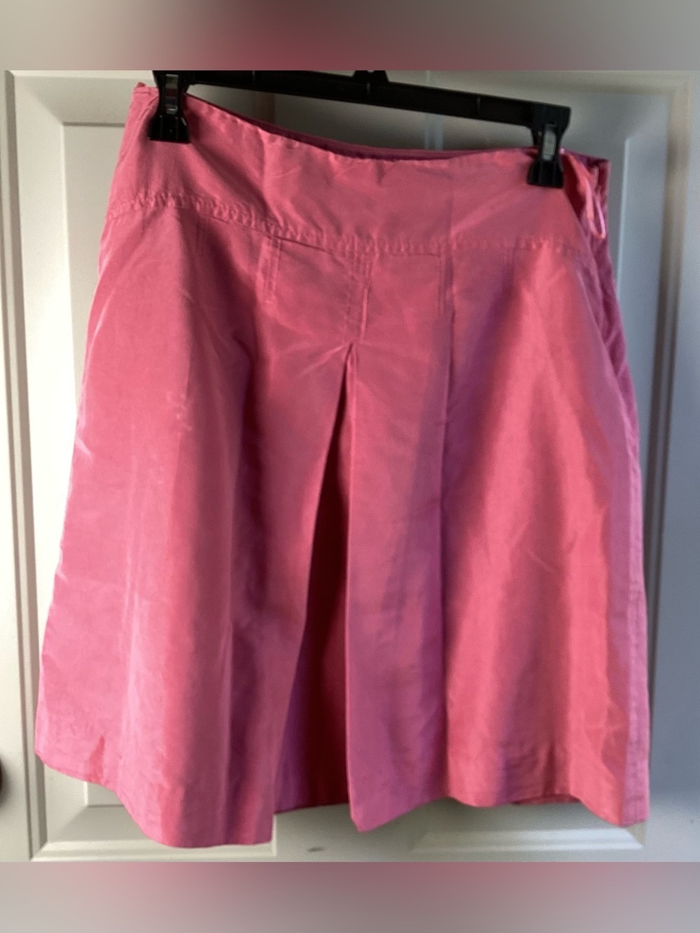 J.Crew Silk Skirt in Magenta / Shimmery Flammingo  Pink skirt